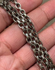 CHROME HEARTS 30” PAPER CHAIN NECKLACE ‘SILVER’