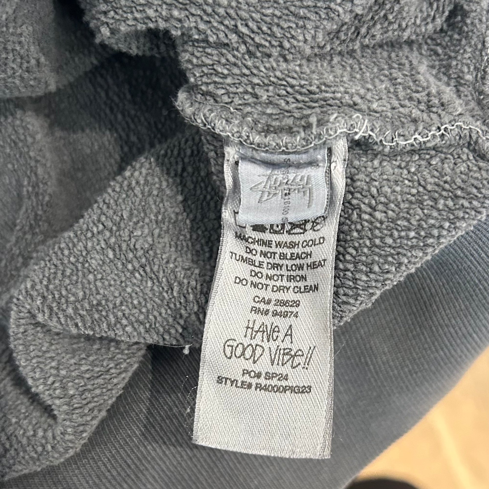 STUSSY 8-BALL PULLOVER HOODIE ‘CHARCOAL’