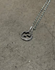 GUCCI ARABESQUE GG CHARM NECKLACE ‘SILVER’