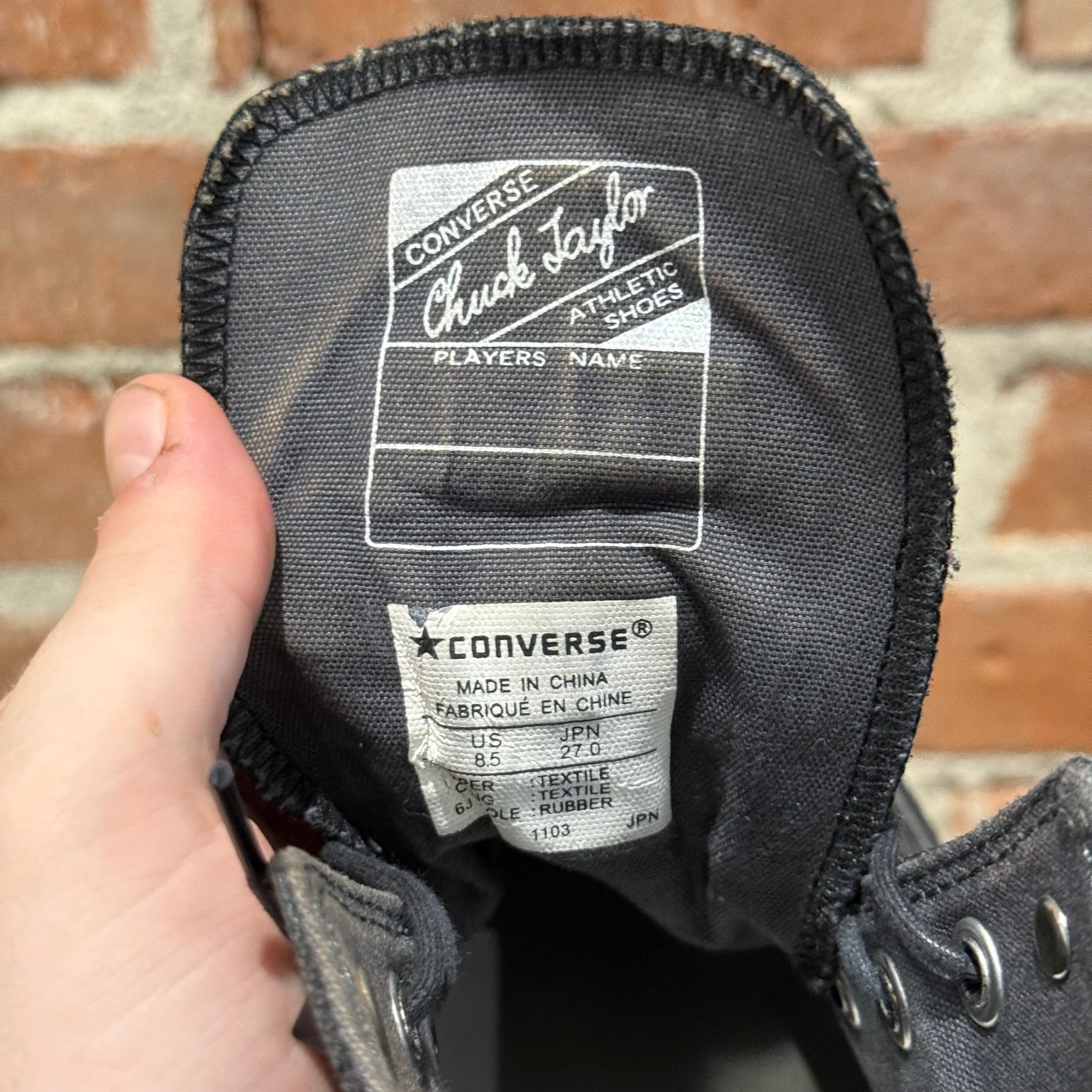 CONVERSE x TISCI GIVENCHY ADDICTS WAXED LEOPARD SNEAKER (US 8.5) ‘BLACK’