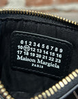 MAISON MARGIELA FOUR STITCH ZIP CARD HOLDER ‘BLACK’