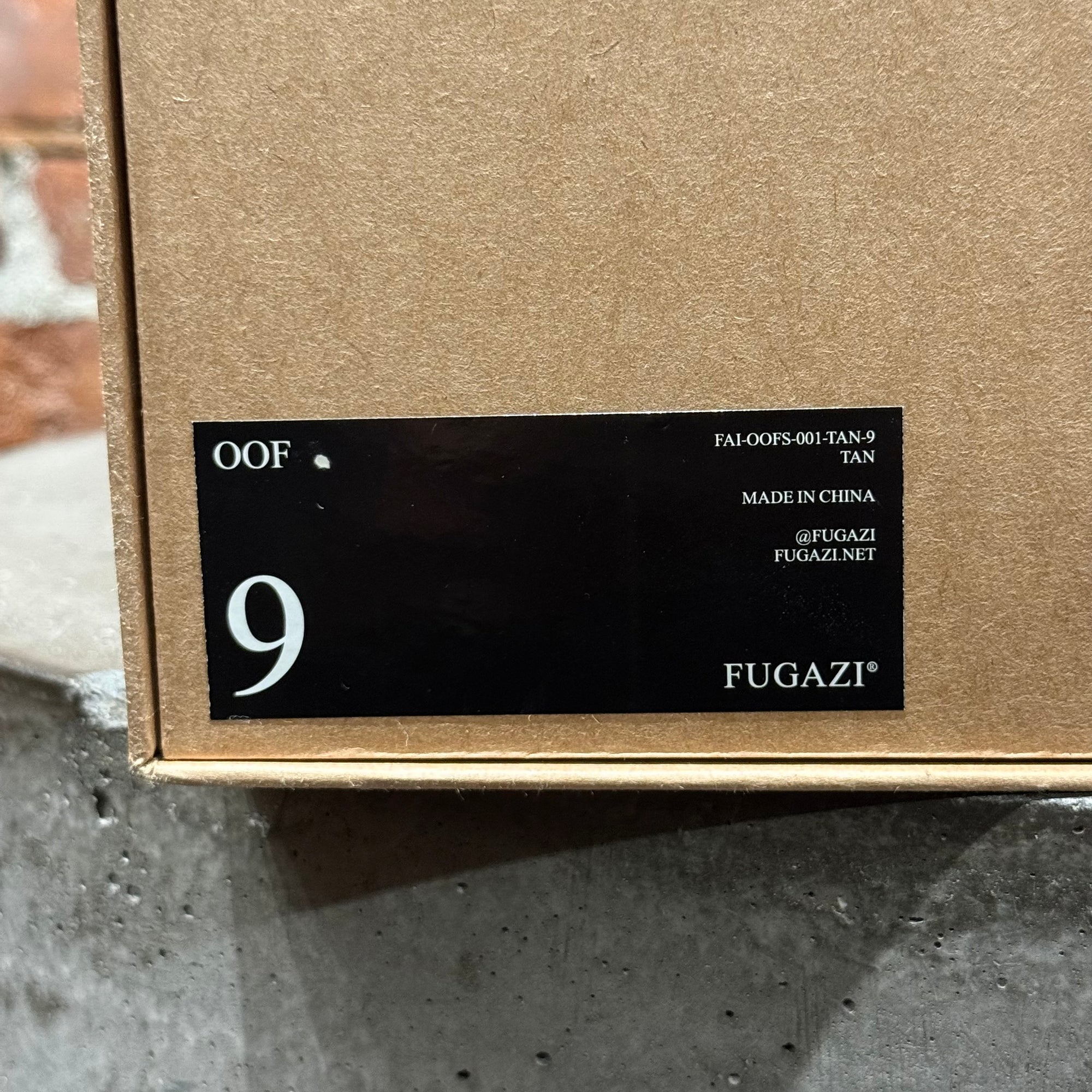 FUGAZI OOF UGG BOOTS ‘CAMEL’