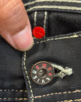 EVISU X PUMA BOOTCUT DENIM 'BLACK/BLACK