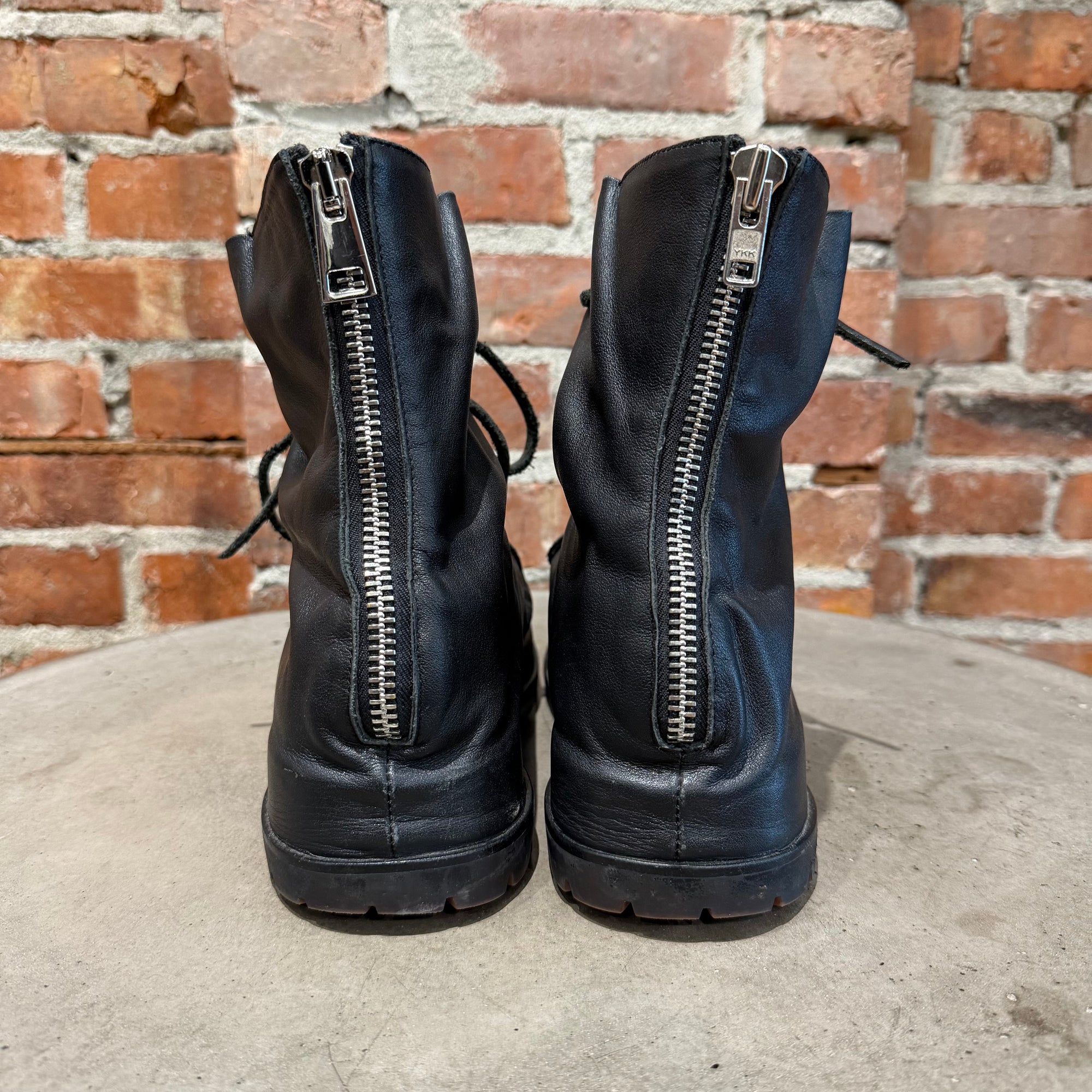 424 MARATHON LACE LEATHER BOOTS ‘BLACK’