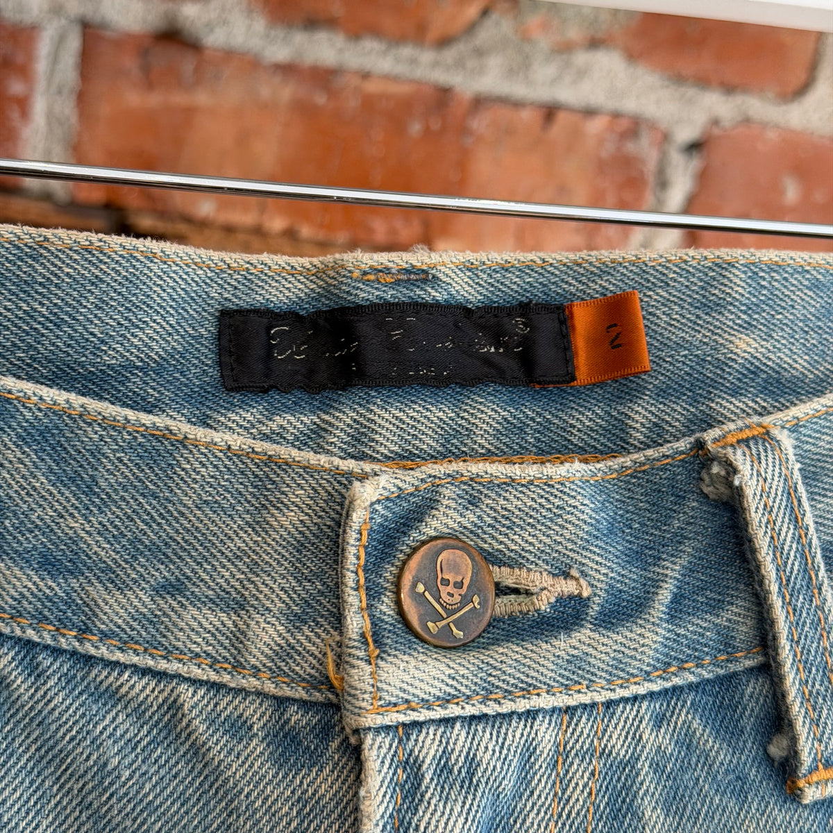 UNDERCOVER SS05 "BUT BEAUTIFUL II" DENIM SHORTS ‘MULTI’