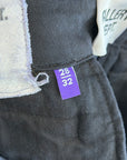 GALLERY DEPT. DISTRESSED PROGRAMMER CARGO PANTS ‘BLACK’