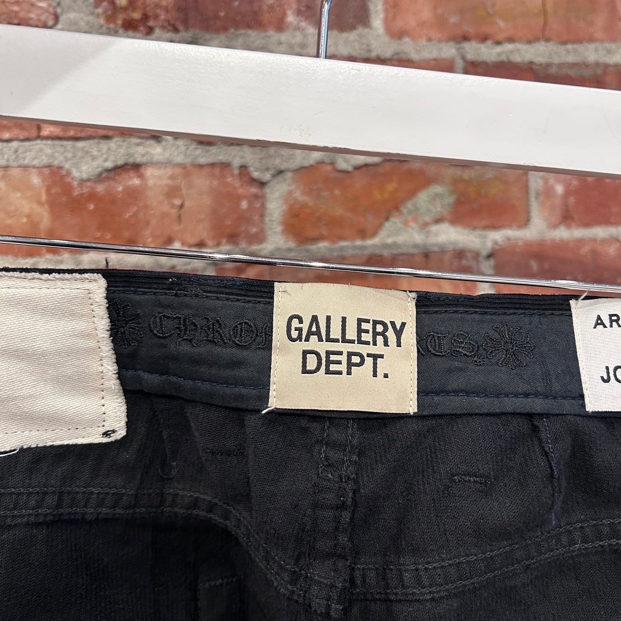 CHROME HEARTS x GALLERY DEPT. CORDUROY FLARE PANTS ‘BLACK’