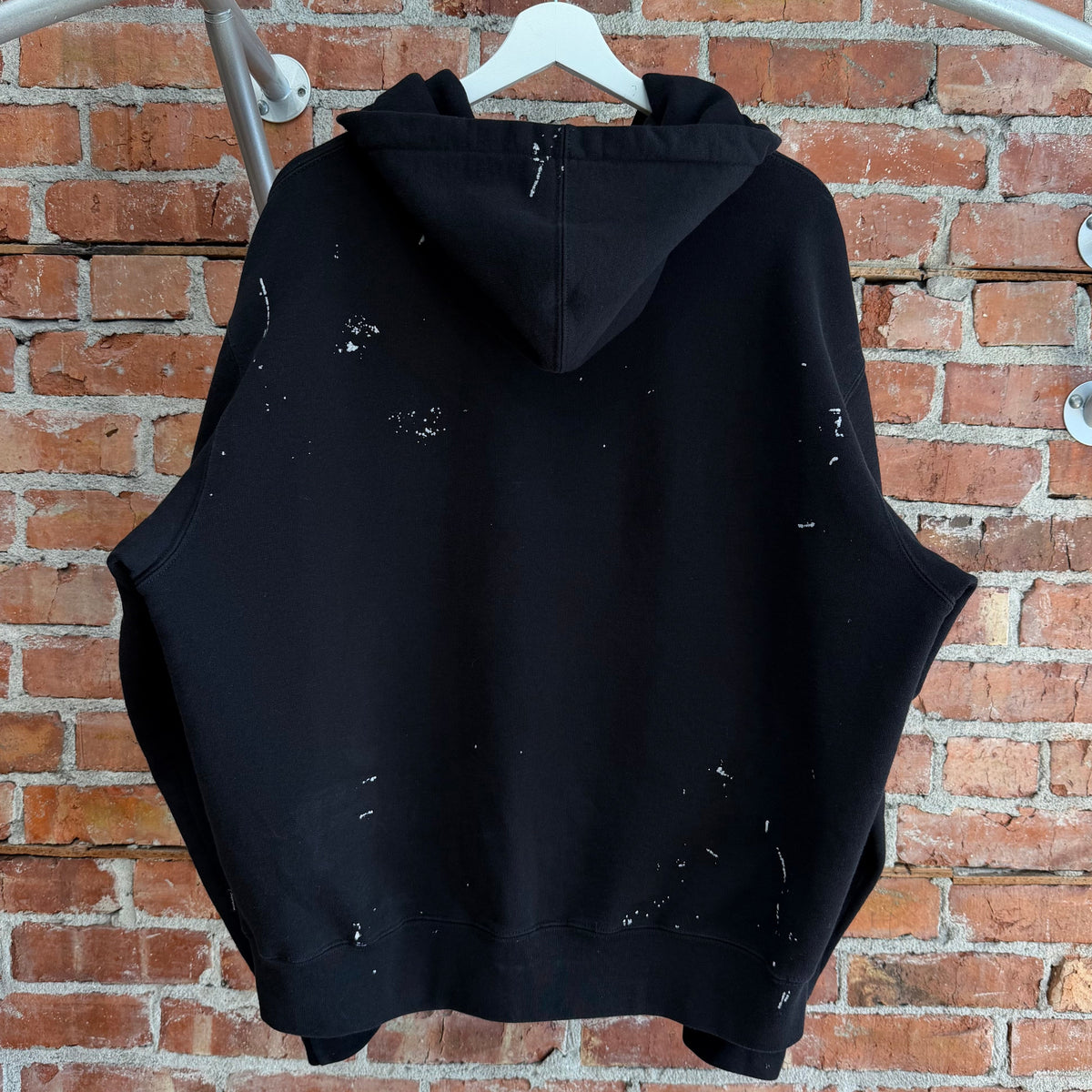 SUPREME SS26 MM6 MAISON MARGIELA BOX LOGO ZIP HOODIE ‘BLACK’