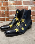 SAINT LAURENT PARIS WYATT 30 STAR BOOTS ‘BLACK’