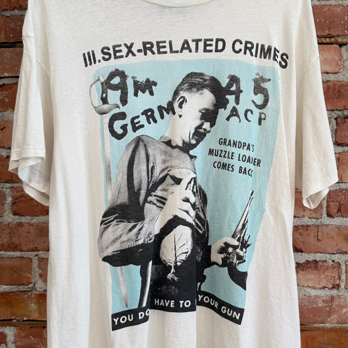 ENFANTS RICHES DEPRIMES FW25 SEX RELATED CRIMES TEE ‘WHITE’