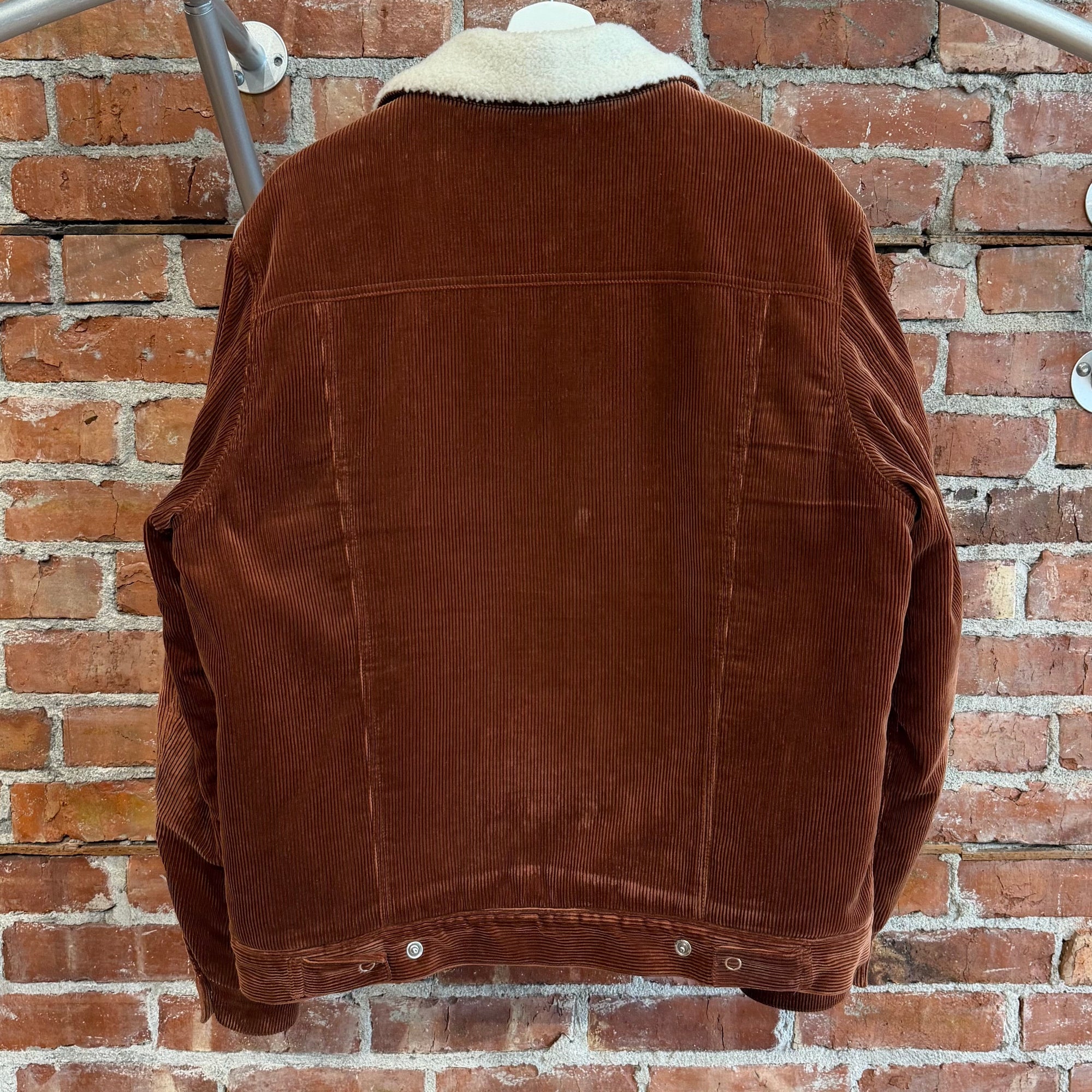 UNDERCOVER FW19 SHERPA CORDUROY TRUCKER JACKET ‘BROWN’