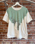 KAPITAL TOROTORO PAISLEY TEE ‘GREEN’