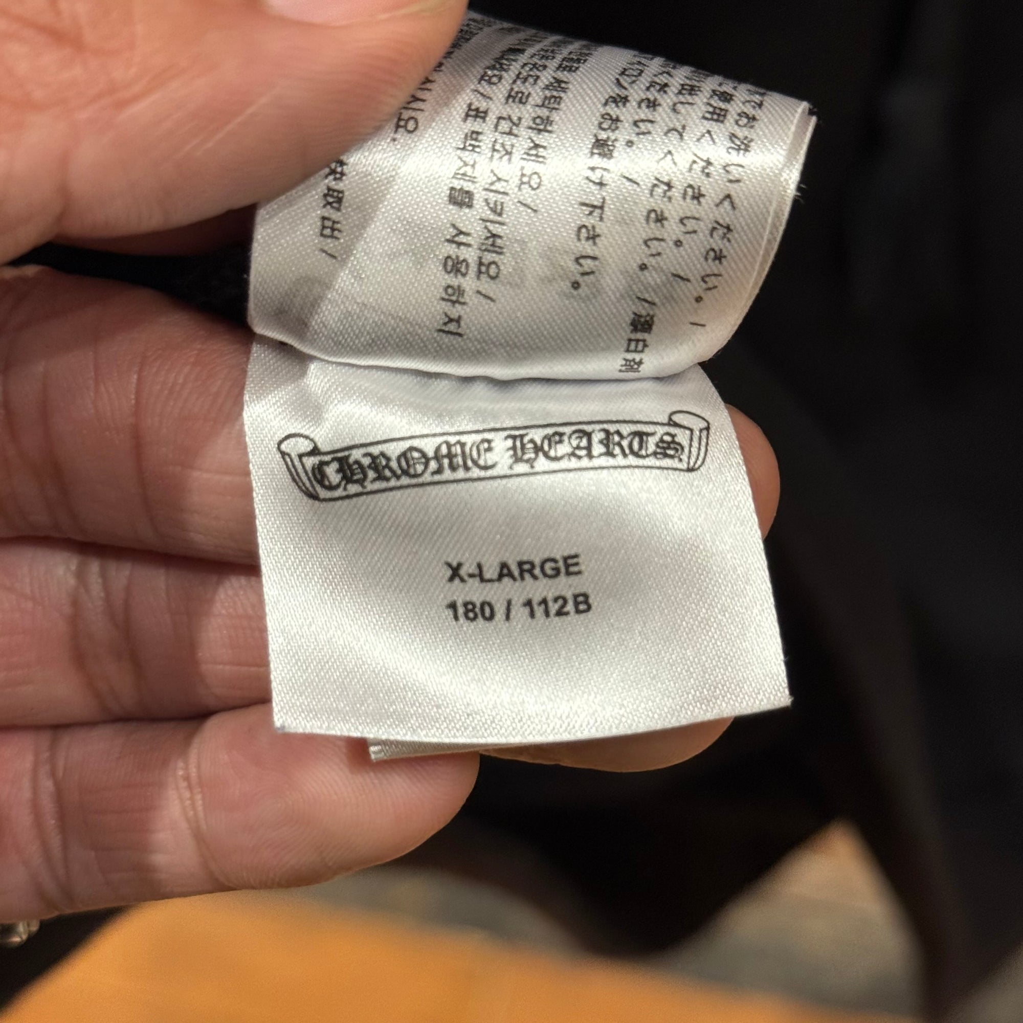 CHROME HEARTS HORSESHOE FLORAL PULLOVER HOODIE ‘BLACK’