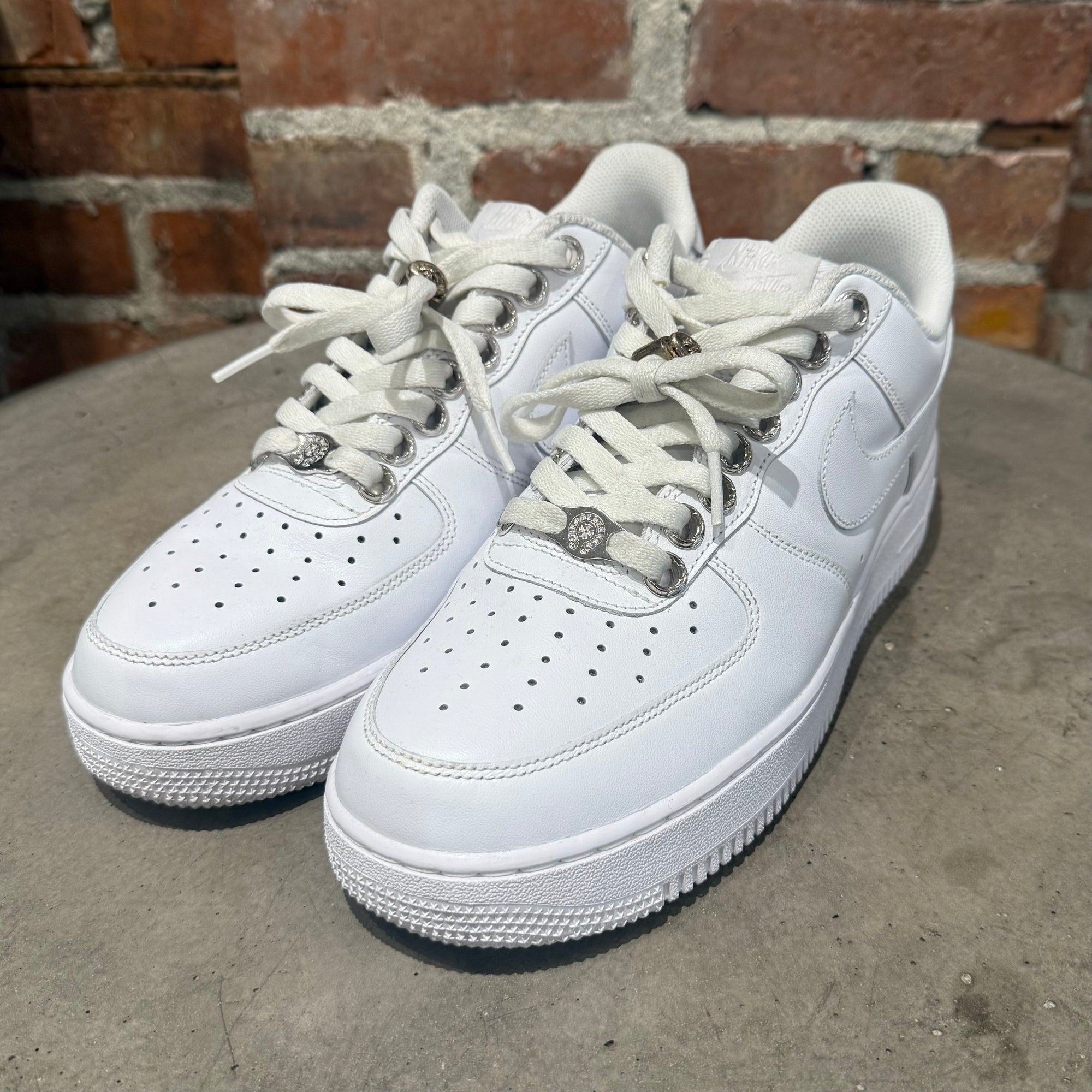 CHROME HEARTS AIR FORCE 1 LOW SNEAKERS ‘WHITE’