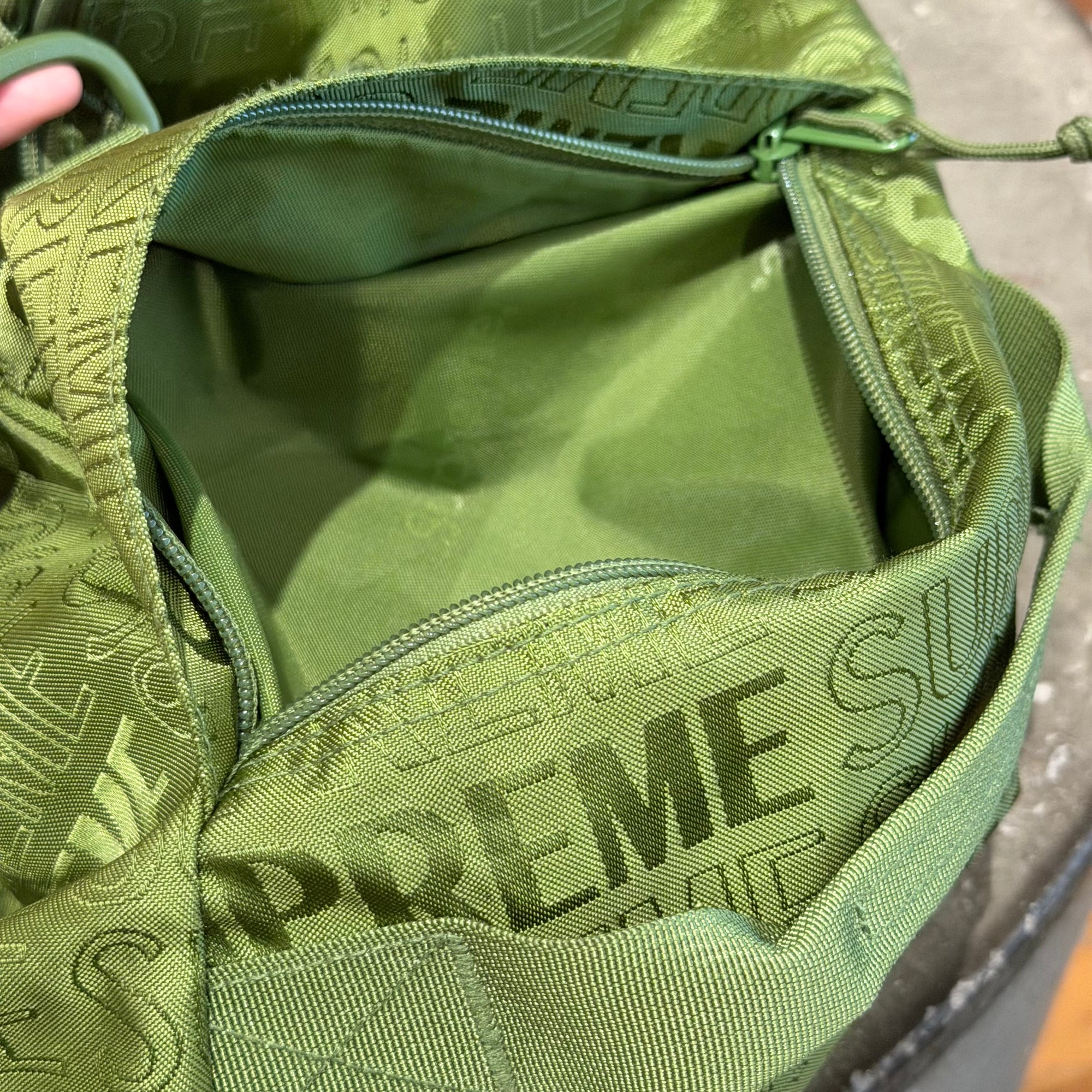 SUPREME SS19 BOX LOGO CORDURA DUFFLE BAG ‘OLIVE’