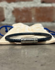LOUIS VUITTON DAMIER LEATHER KEEP IT BRACELET ‘BLACK’