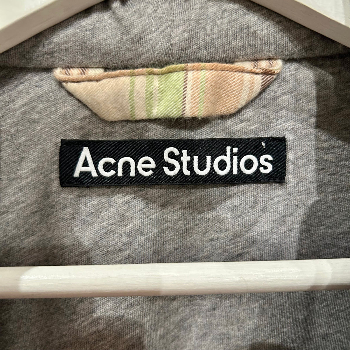 ACNE STUDIOS HOODED FLANNEL ‘MULTI’