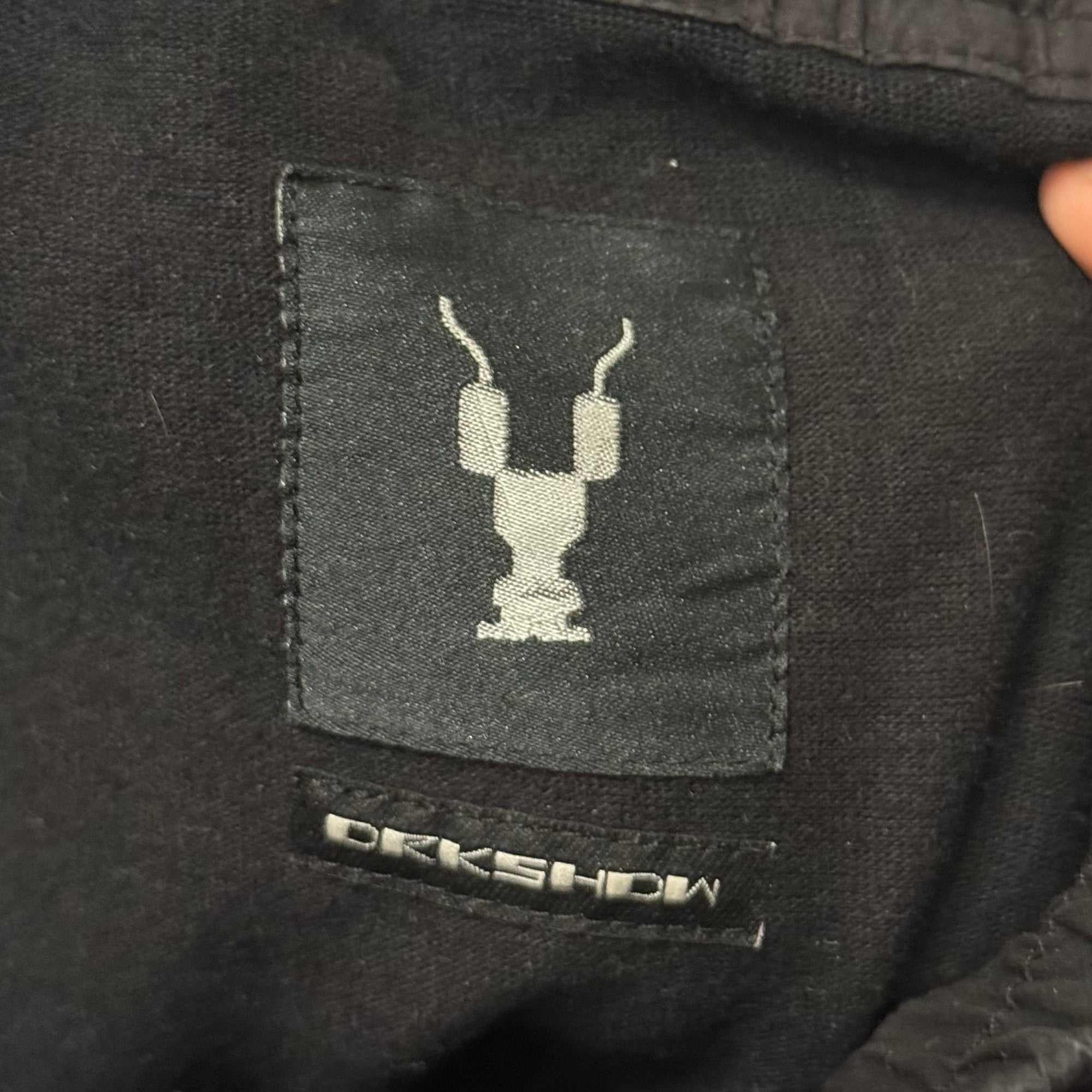 RICK OWENS RIG CREATCH CARGO SWEATPANTS ‘BLACK’