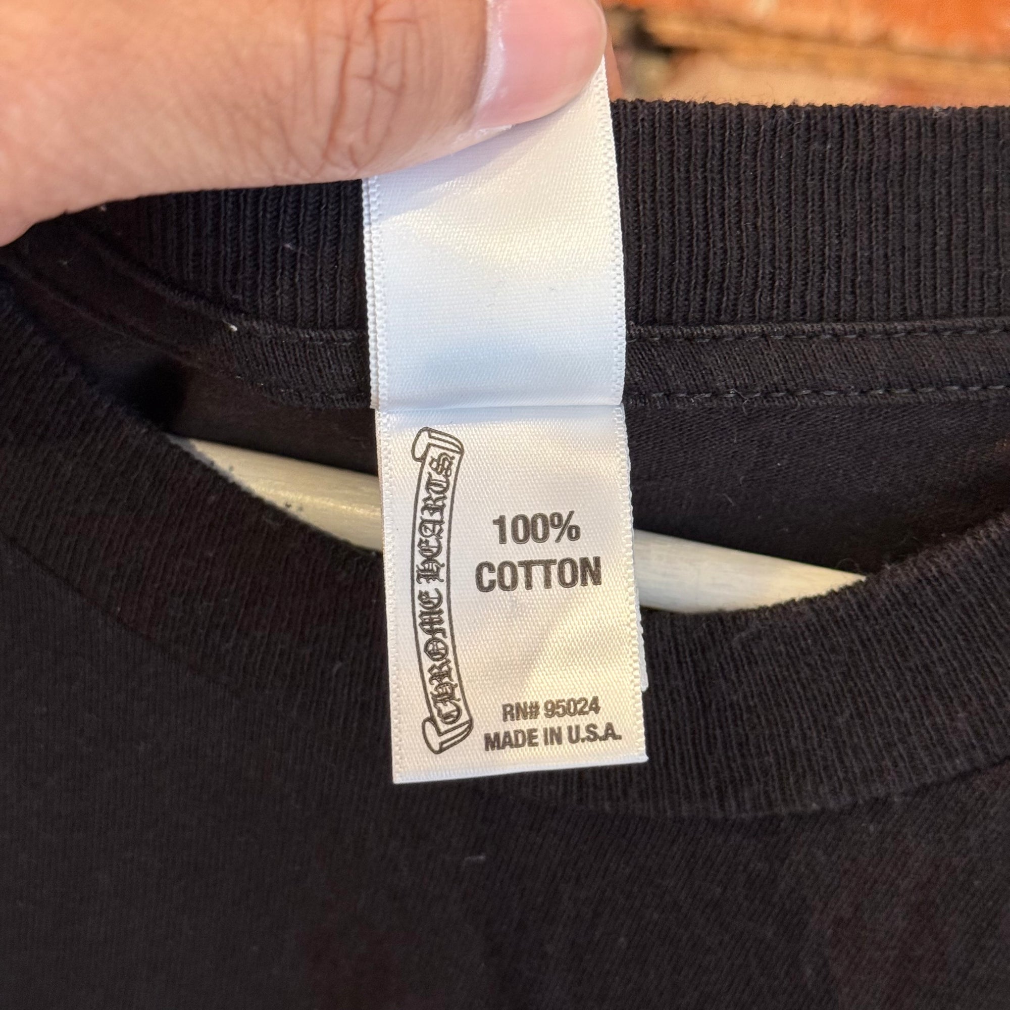 CHROME HEARTS HONOLULU EXCLUSIVE POCKET TEE ‘BLACK’