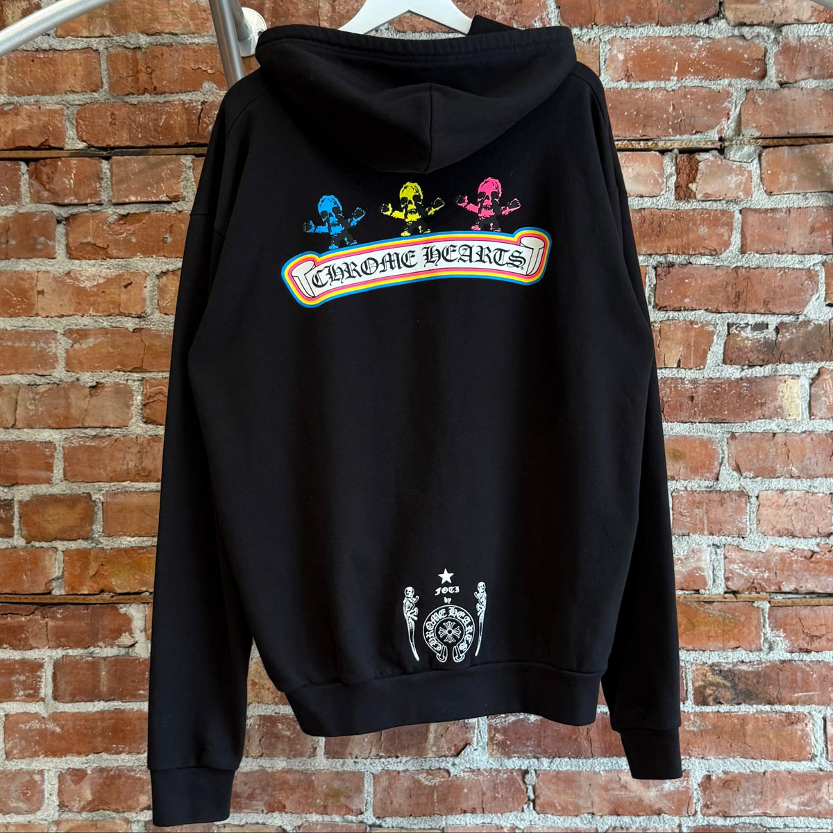 CHROME HEARTS FOTI HARRIS TEETER ZIP HOODIE ‘BLACK’