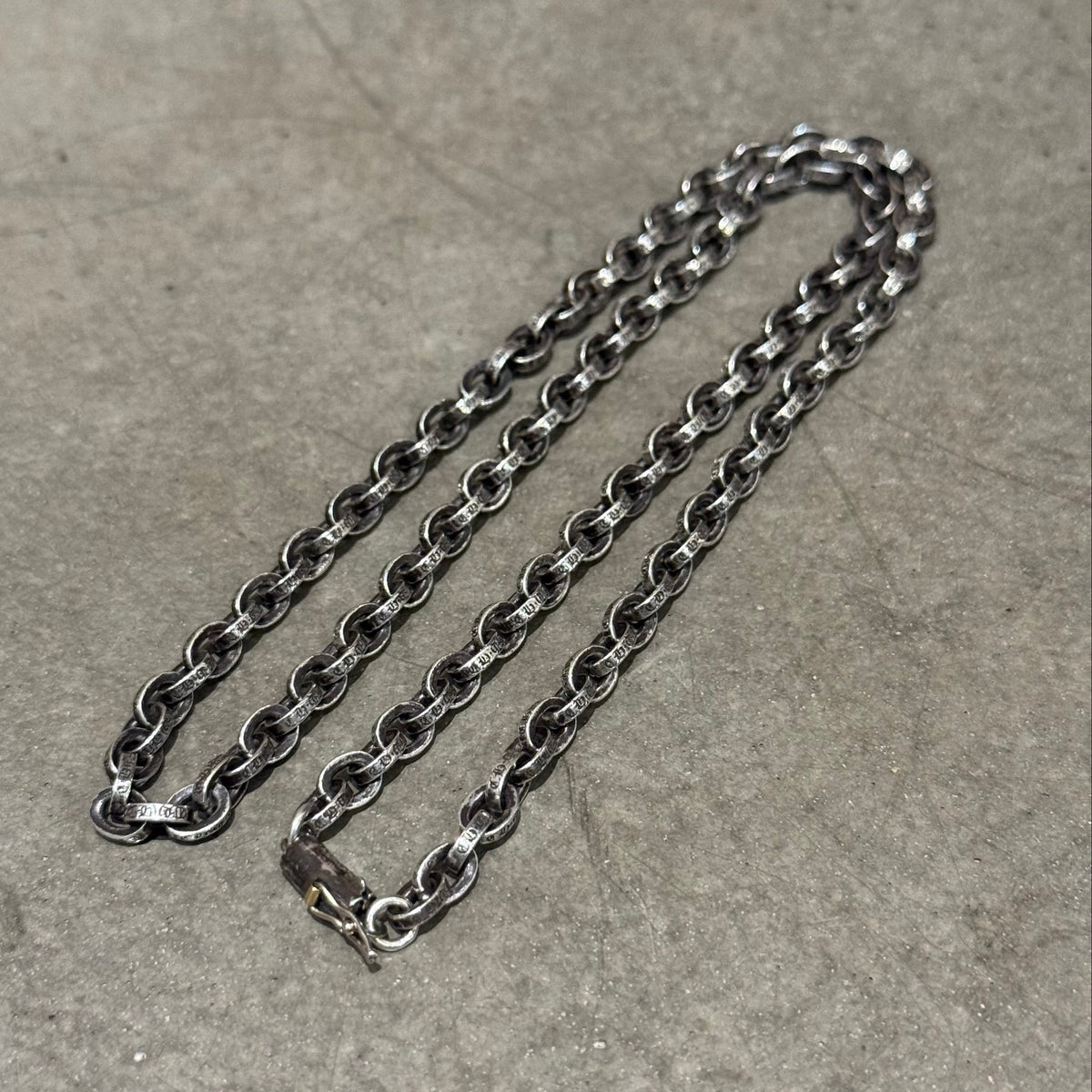 CHROME HEARTS 20” PAPER CHAIN NECKLACE ‘SILVER’
