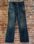 K-TWO STUDIOS MUDWASH BAGGY STRAIGHT DENIM ‘BLUE’