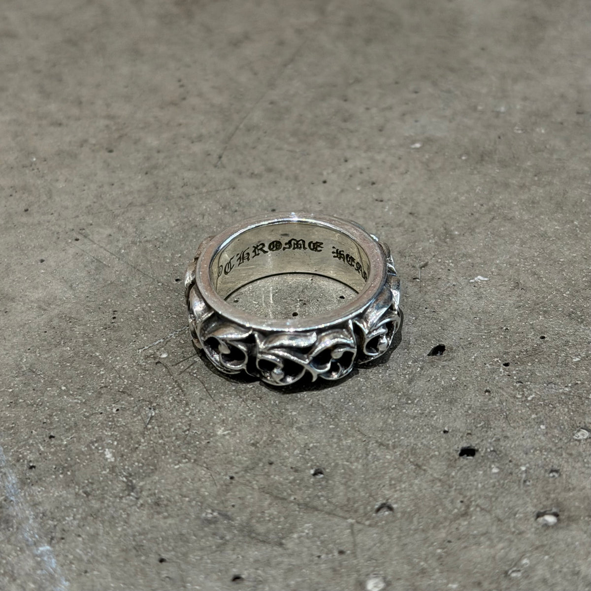 CHROME HEARTS ETERNITY VINE RING ‘SILVER’