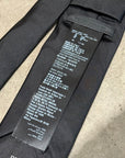 PRADA METAL PLAQUE TIE ‘BLACK’