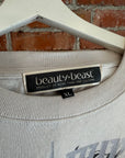 BEAUTY:BEAST FACE TEE ‘WHITE/BLACK’