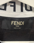 FENDI LOGO MOCKNECK KNIT SWEATER ‘BLACK’