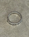 CHROME HEARTS 6MM FUCK YOU SPACER RING ‘SILVER’