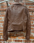 BALENCIAGA FW10 BIKER LEATHER JACKET ‘BROWN’