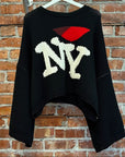 RAF SIMONS FW17 "I LOVE NY" OVERSIZED KNIT ‘BLACK’