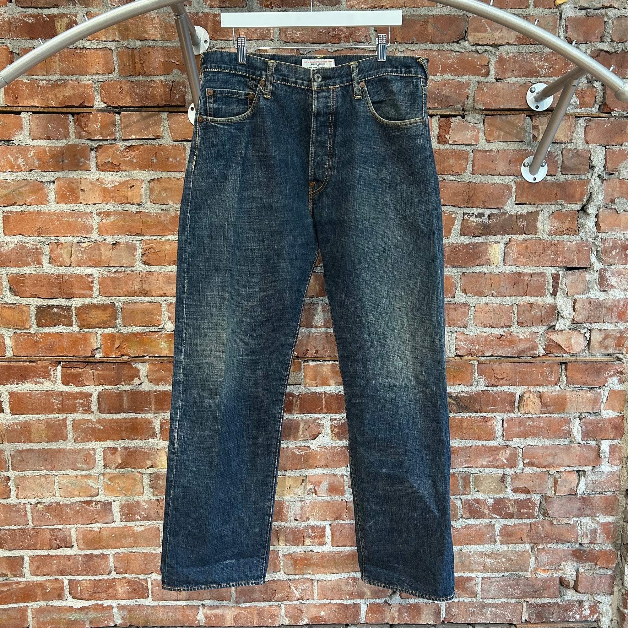 EVISU SAKURA MONOGRAM PARIS DENIM 'INDIGO'