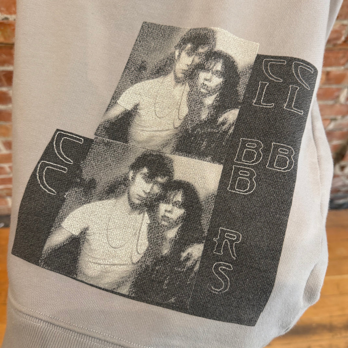 RAF SIMONS SS19 COUPLE CREWNECK ‘GREY’
