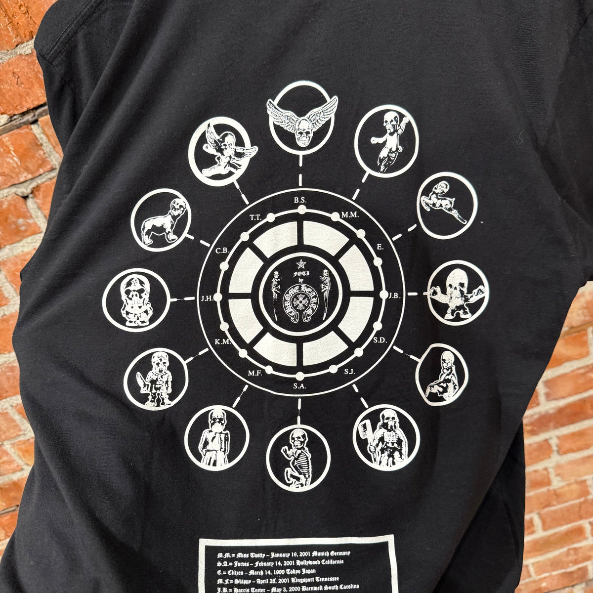 CHROME HEARTS FOTI TEE ‘BLACK’