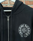 CHROME HEARTS LA EXCLUSIVE HORSESHOE ZIP HOODIE ‘BLACK’
