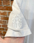 CHROME HEARTS CEMETERY CROSS POCKET TEE ‘WHITE’
