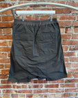 RICK OWENS DRKSHDW NYLON DRAWSTRING POD SHORTS (M) ‘DARK DUST’