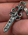 DEAL DESIGN KG CLIP DAGGER KEYCHAIN ‘SILVER’