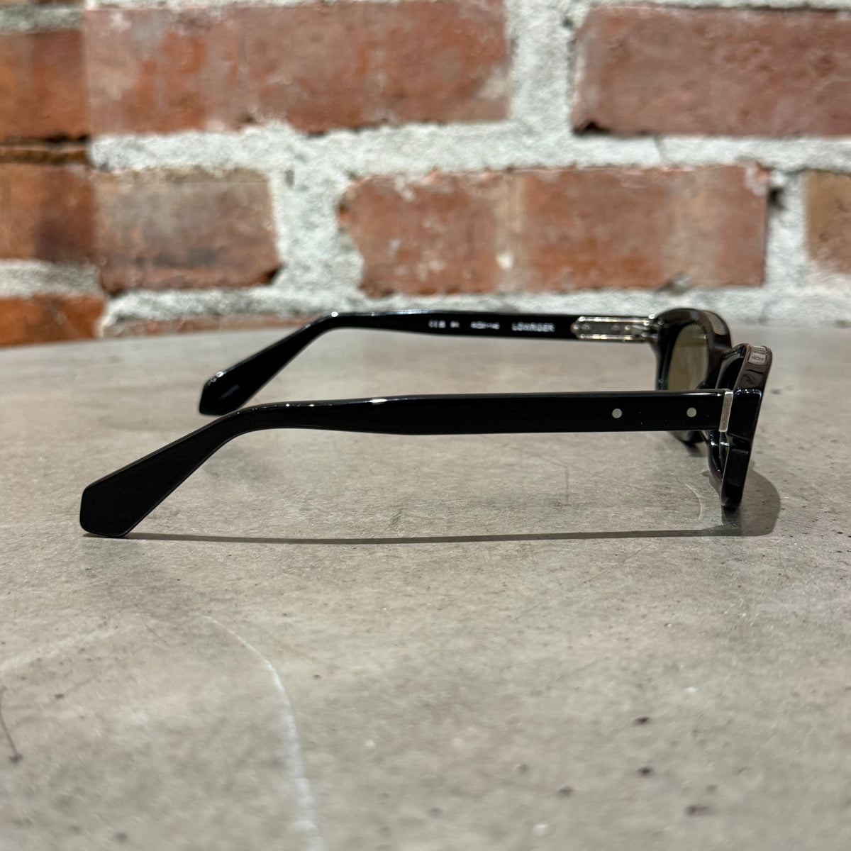 CHROME HEARTS LOWRIDER 50MM SUNGLASSES 'BLACK/GREEN'