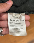 ACNE STUDIOS DRAPE OVERSIZED HOODIE ‘PINE’