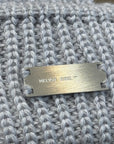 HELIOT EMIL METAL PLATE LOGO BEANIE ‘GRAY’