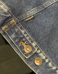 BALENCIAGA FW18 TWINSET DENIM JACKET ‘MULTI’