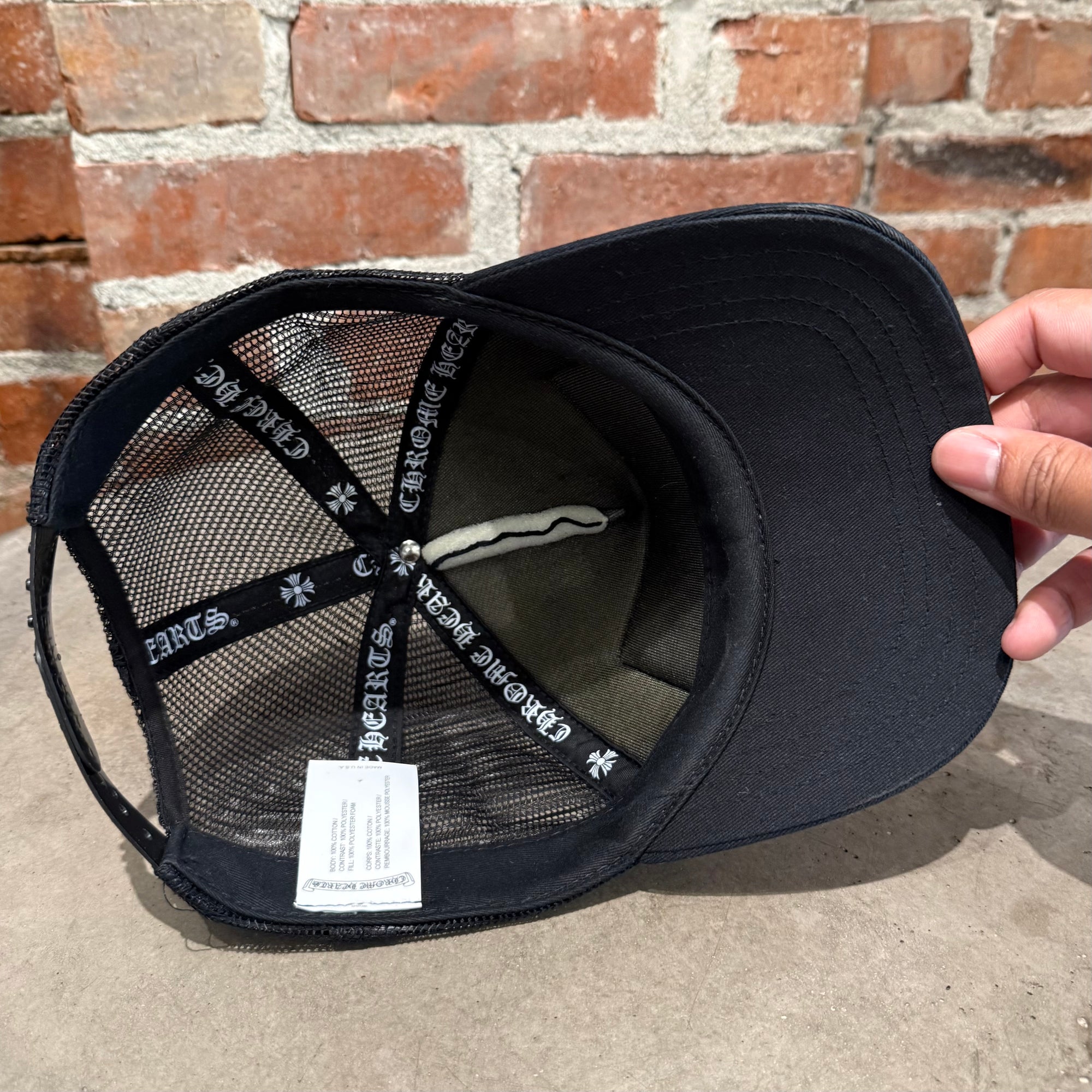 CHROME HEARTS MIAMI CH TRUCKER HAT ‘BLACK’
