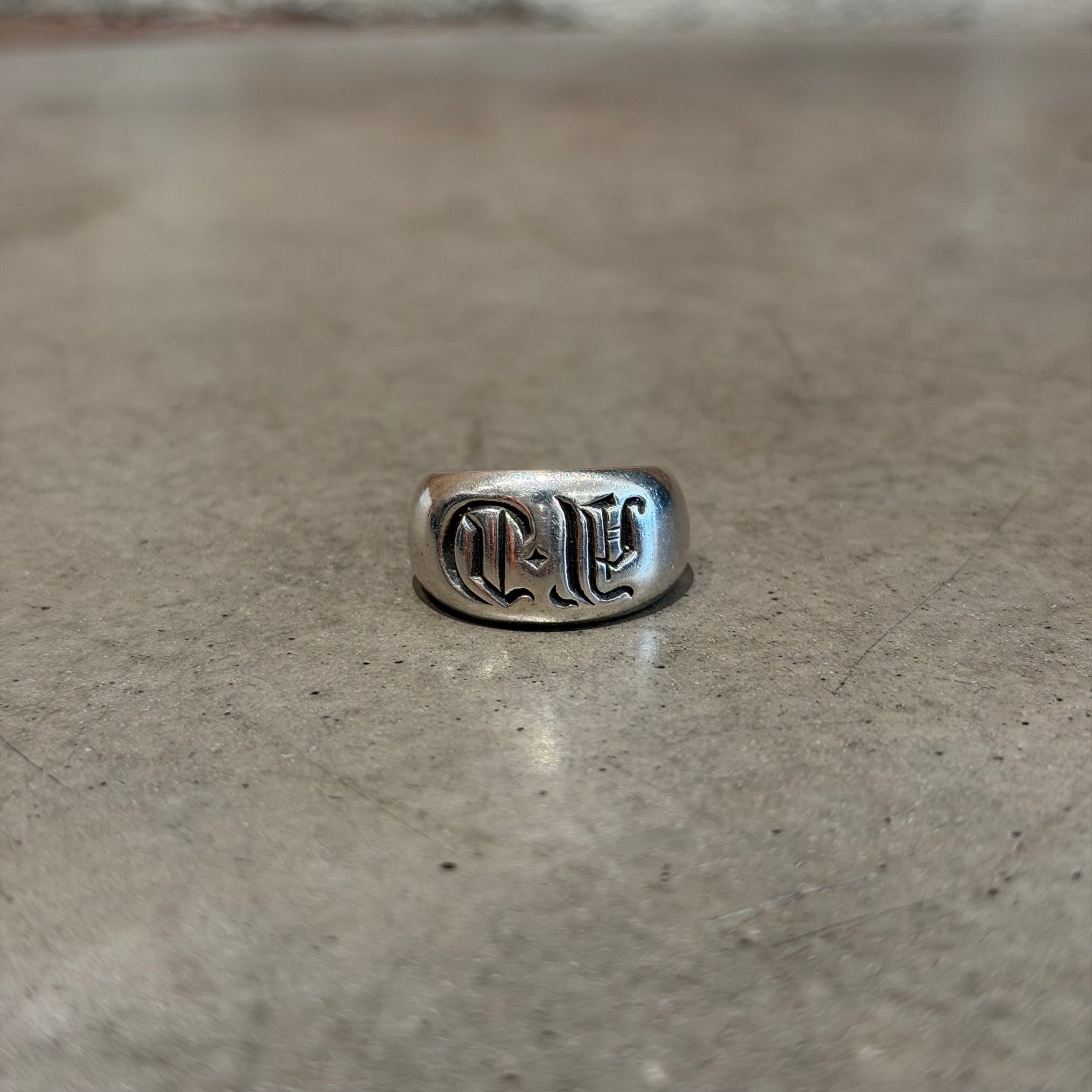 CHROME HEARTS SEAL STAMP RING ‘SILVER’