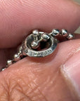 CHROME HEARTS BS FLEUR CHARM PENDANT NECKLACE ‘SILVER’