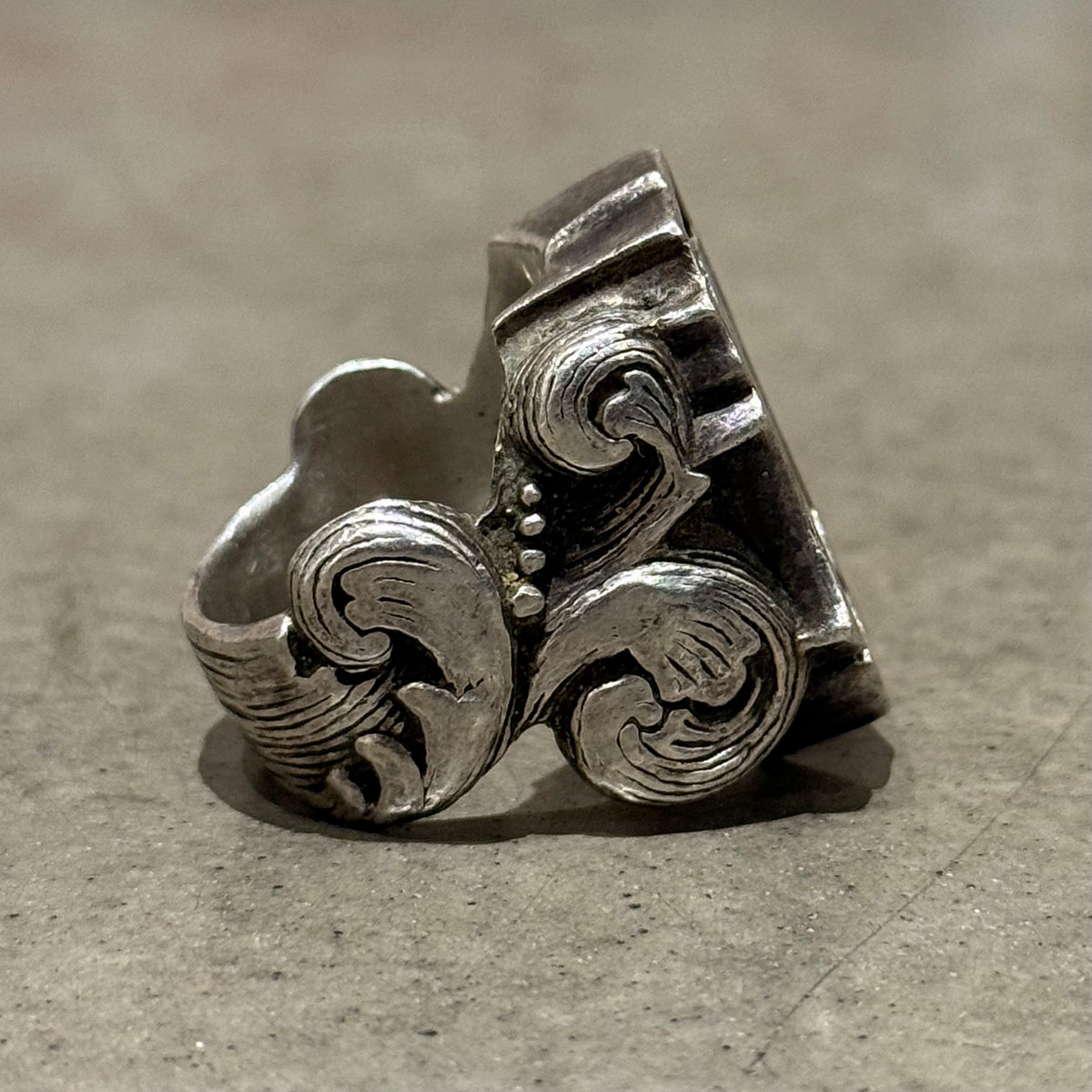 KING BABY ONE DOLLAR NOTE RING ‘SILVER’