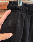 CHROME HEARTS SCRIPT LOGO SWEATPANTS ‘BLACK’