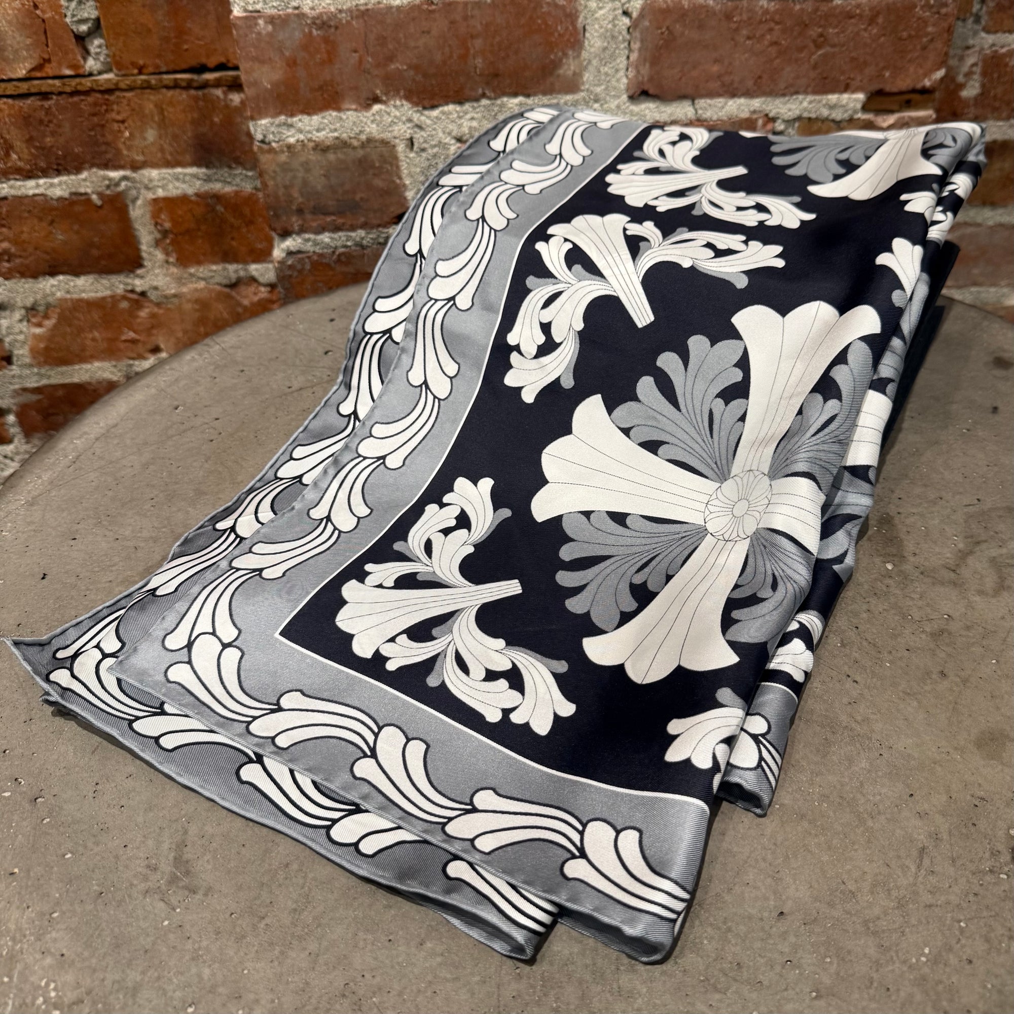 CHROME HEARTS CEILING SILK SCARF ‘BLACK’